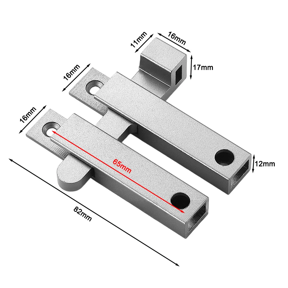 Heavy Duty Aluminum Alloy Slide Bolt Latch For Interior Exterior Window Doors Bathroom Door Wooden Door Buckle Anti-theft