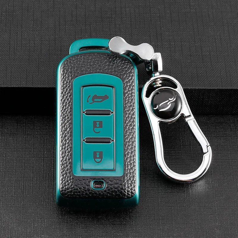 TPU Car Smart Key Cover Case Holder For Mitsubishi Outlander Lancer 10 Pajero Sport ASX RVR L200 Eclipse Cross Auto Accessories