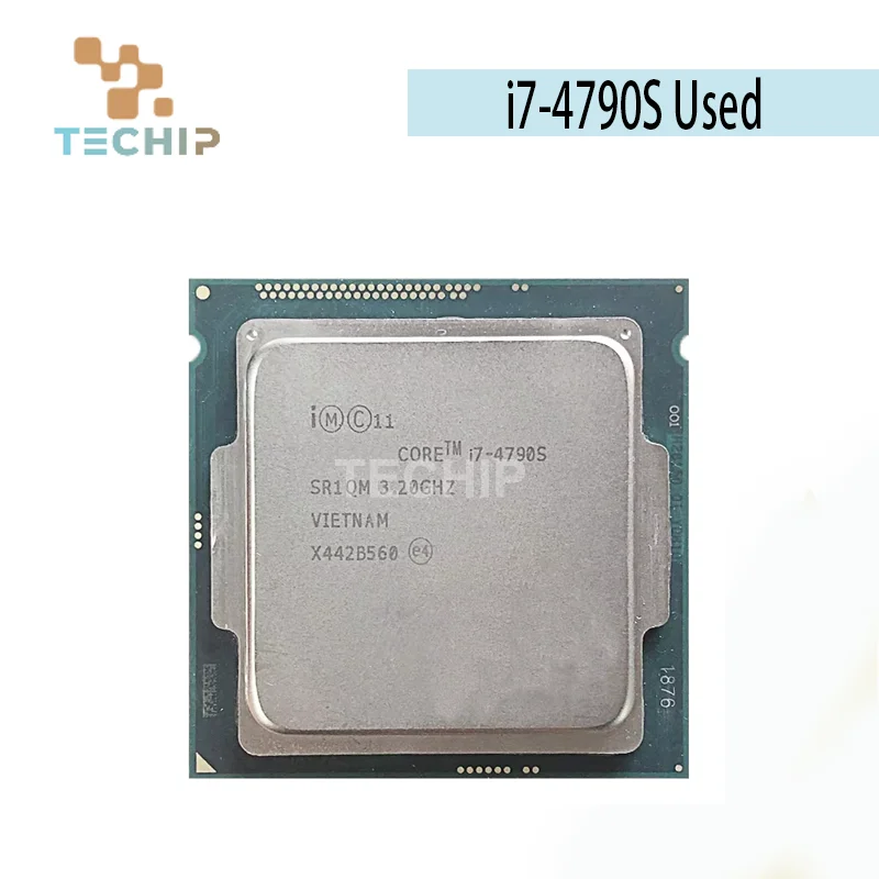 100% Original Core i7-4790S i7 4790s 3.2 GHz Used Quad-Core Eight-Thread CPU 8M 65W LGA 1150