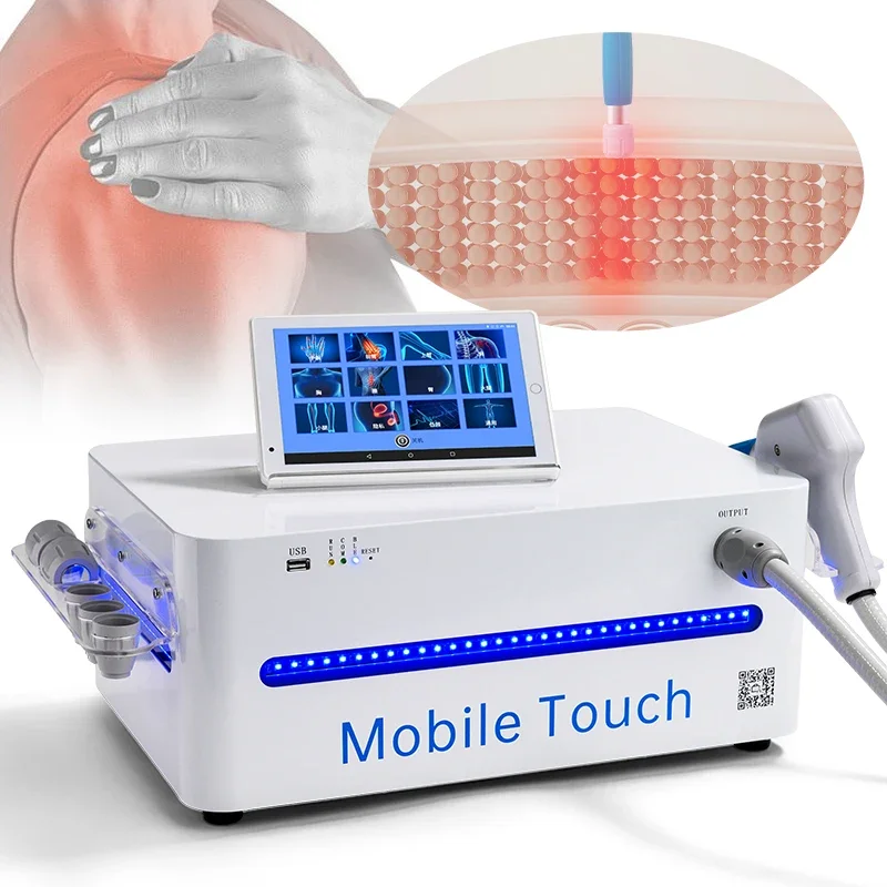 معدات العلاج بالمستخدمين Ed آلة ضعف الانتصاب Eswt علاج جهاز تخفيف آلام الظهر