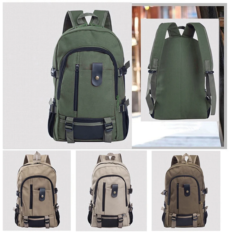 Men\'s Backpack Vintage Canvas Backpack School Bag Men\'s Travel Bags Large Capacity Backpack Laptop Backpack Bag High Qualit