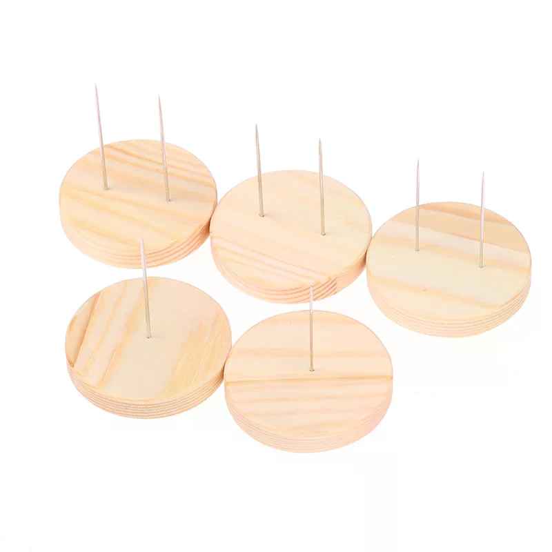 New 1PC Crochet Doll Base Display Rack Doll Base Doll Display Rack Showcase Crochet Doll Display Base Wooden Support Stand