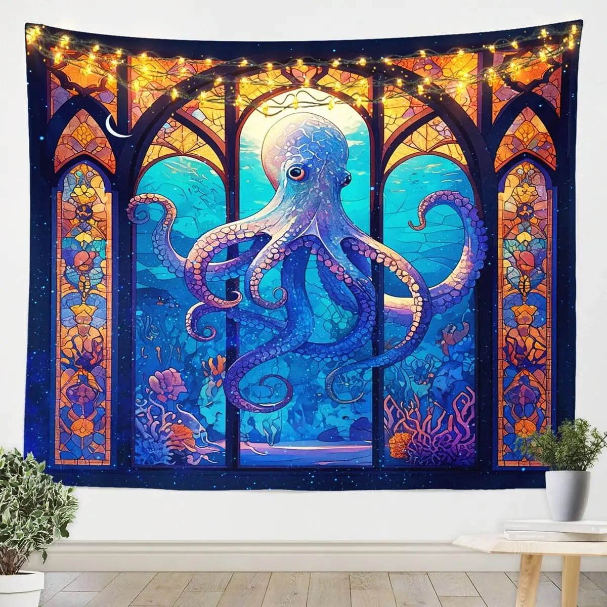 Wall Hanging Boys Girls Ocean Kraken Tapestry For Kids Women Men Tentacles Wall Blanket Sealife Sea Animal Wall Art Room Decor