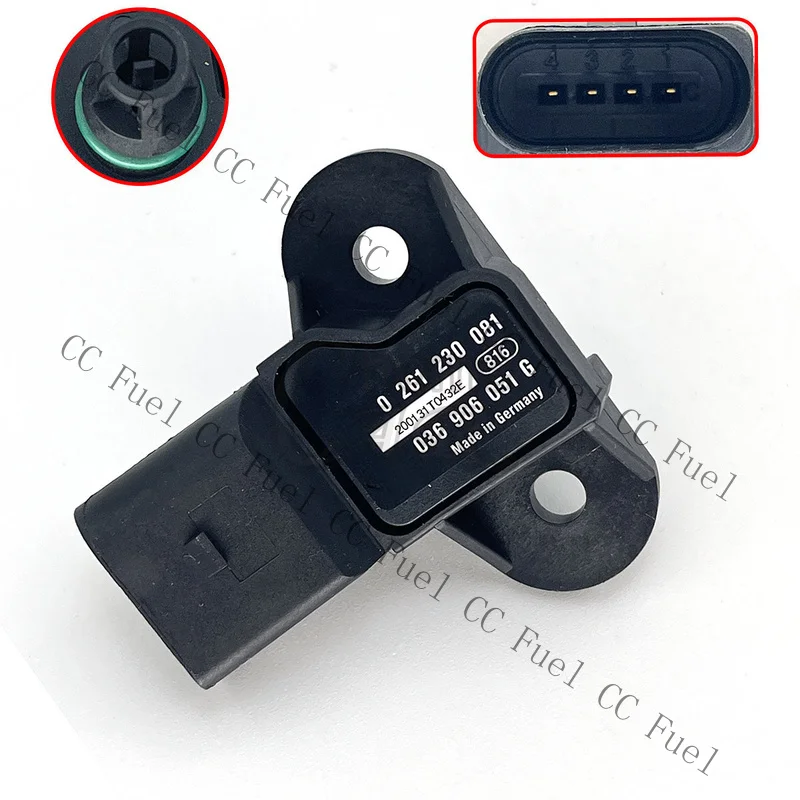 C+ MAP Pressure Sensor For VW Jetta Golf Passat Tiguan Audi A3 A4 A6 A8 036906051G