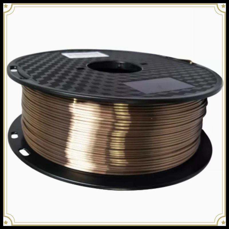 Silk‑Gold PLA 3D Printer Filament,1.75mm Multi‑Gold Tone For FDM Printing