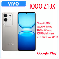 New VIVO IQOO Z10x 6000mAh 44W SuperVOOC Snapdragon 6 Gen 6.72 Inch LCD 120Hz 50MP OTA Update