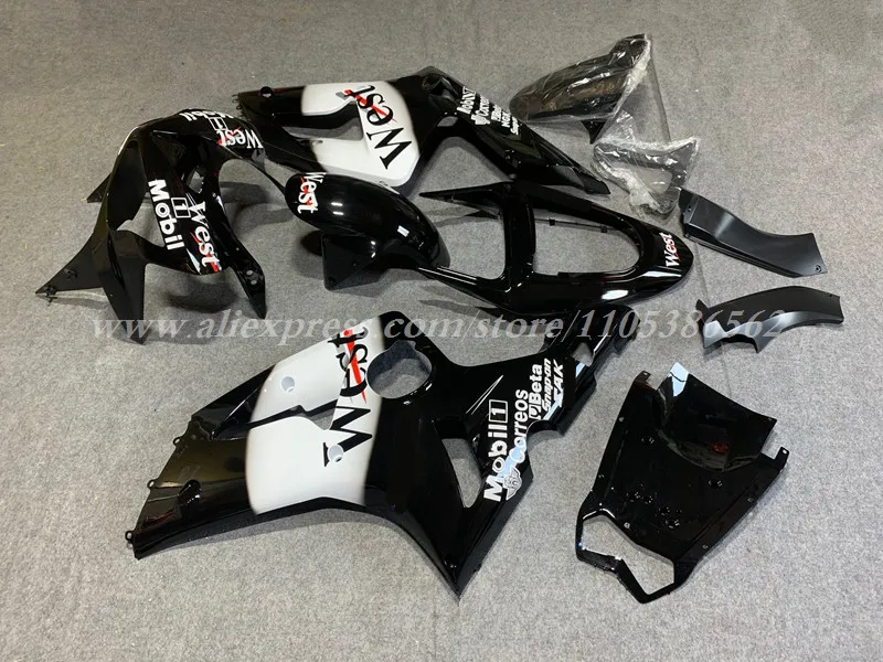 New ABS Motorcycle Fairings Kit Fit For KAWASAKI ZX-6R 636 2003 2004 03 04 Bodywork Set Custom West