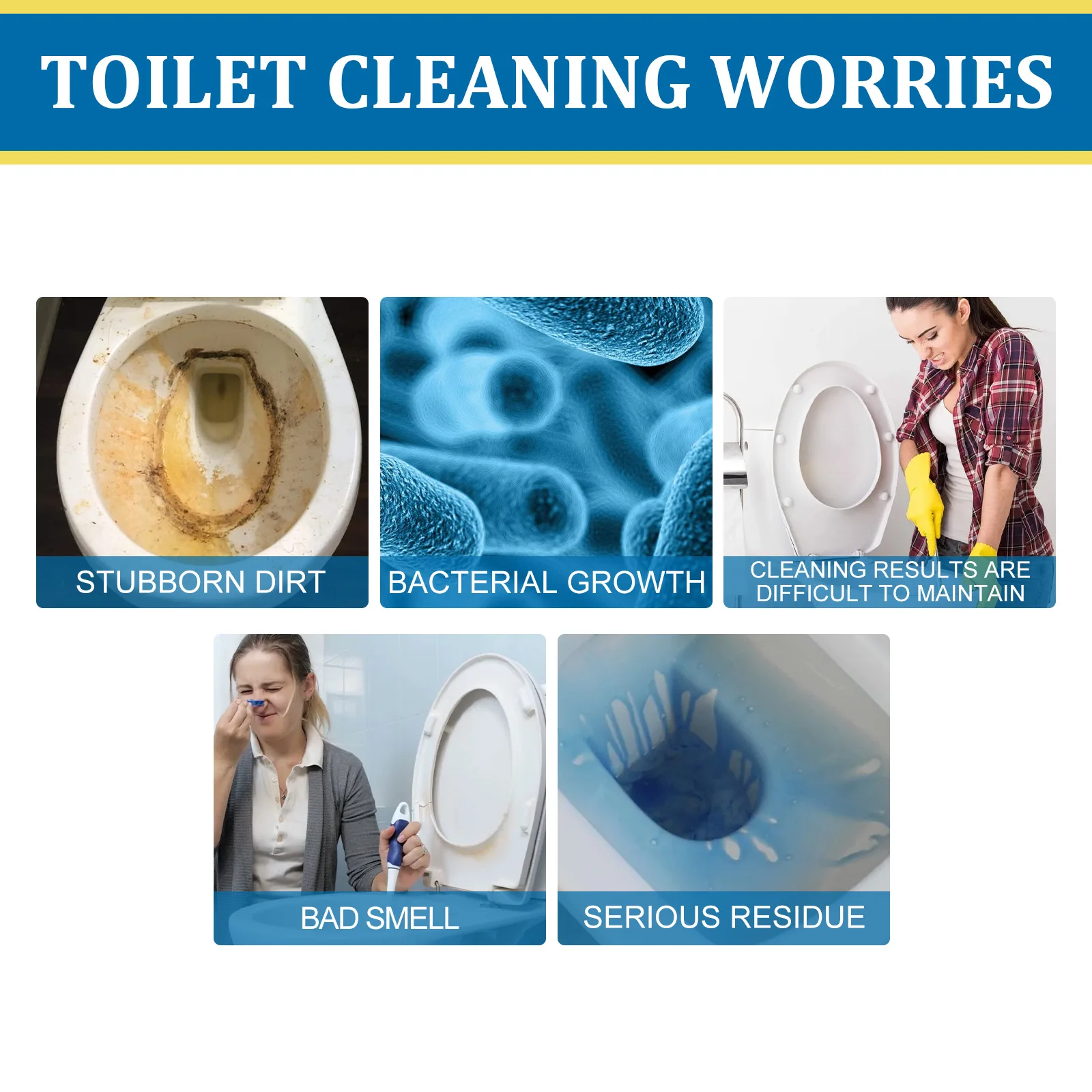 Toilet Cleaning Liquid Descaling Deodorizing Agent Urine Stains and Odor Remover Air Freshener Antibacterial Toilet Bowl Cleaner