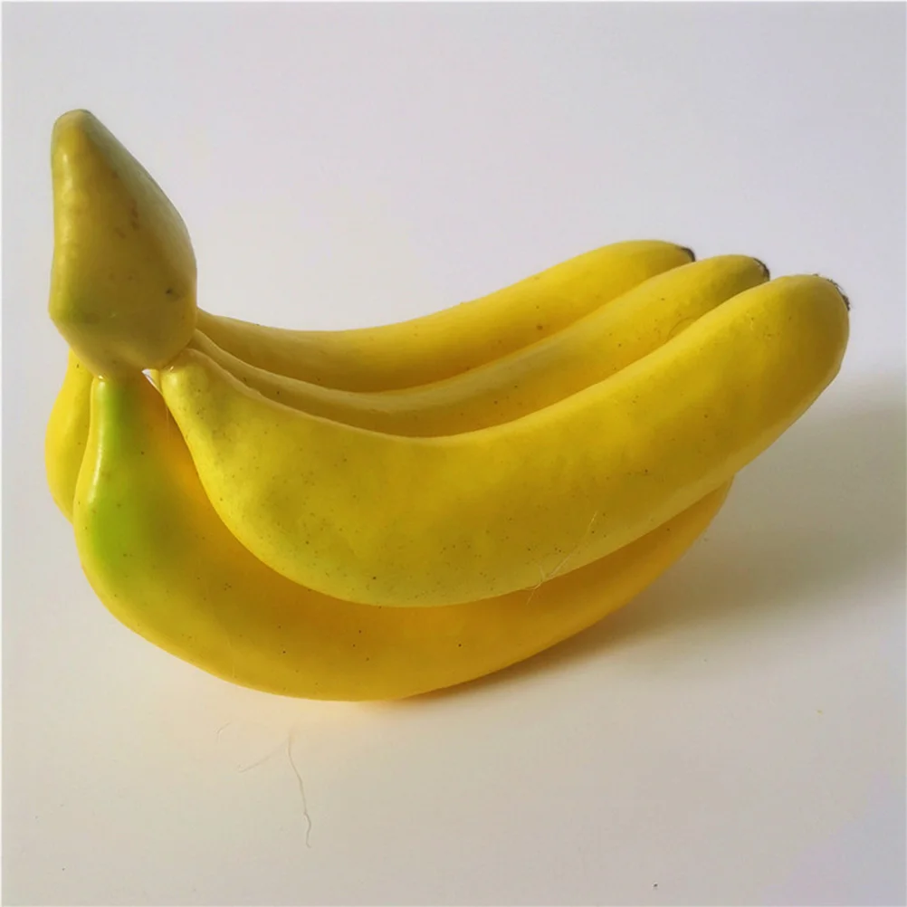 Fruit Shop Decoration Artificial Banana Pretend Photo Shoot Prop Realistic Props