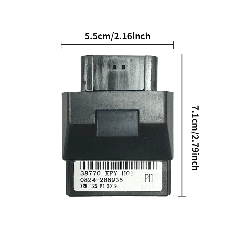 The PGM-Fi unit adapter is suitable for motorcycles Xrm125 FI/Xrm125RS (Electronic Control Unit).