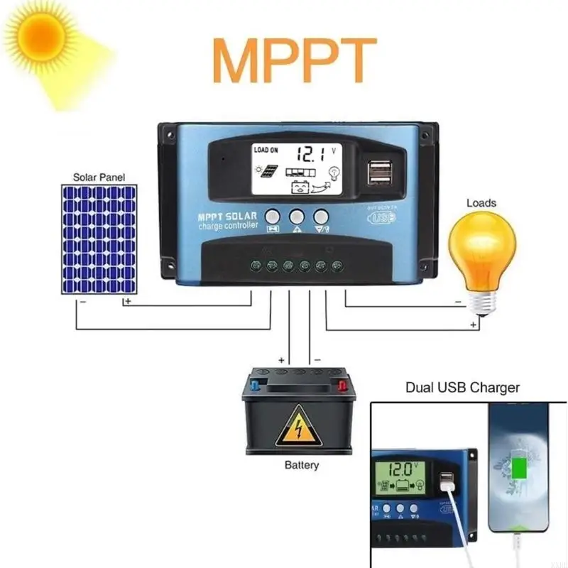 

Регулятор аккумулятора Auto Solar Auto Solar Auto Solar для электронного устройства простые в использовании kxre