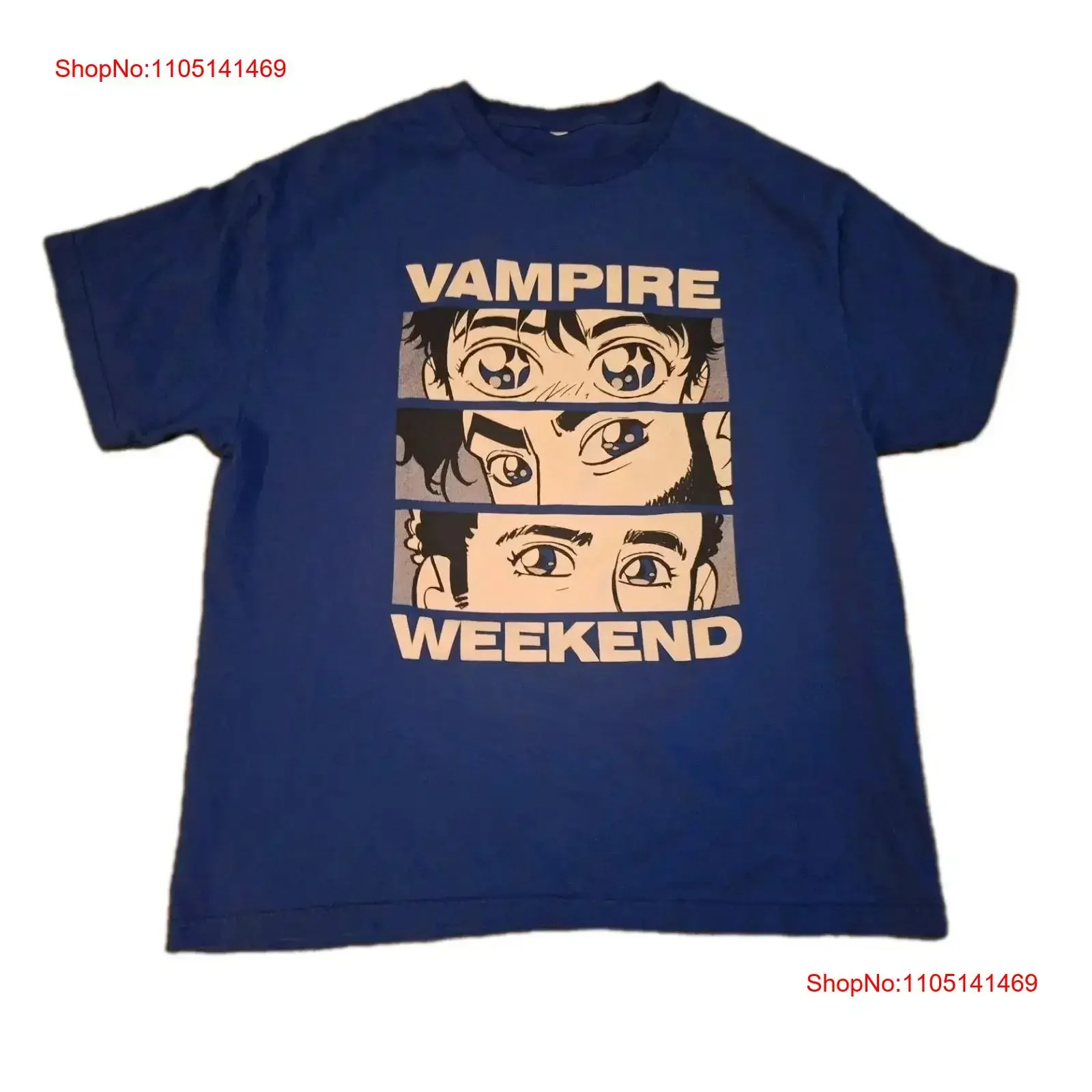 VAMPIRE WEEKEND 2024 بريان لي معاد طباعتها تي شيرت كامل الحجم S 5XL خمر غسلها أوم مريحة عادية أنيقة موضة لينة #1