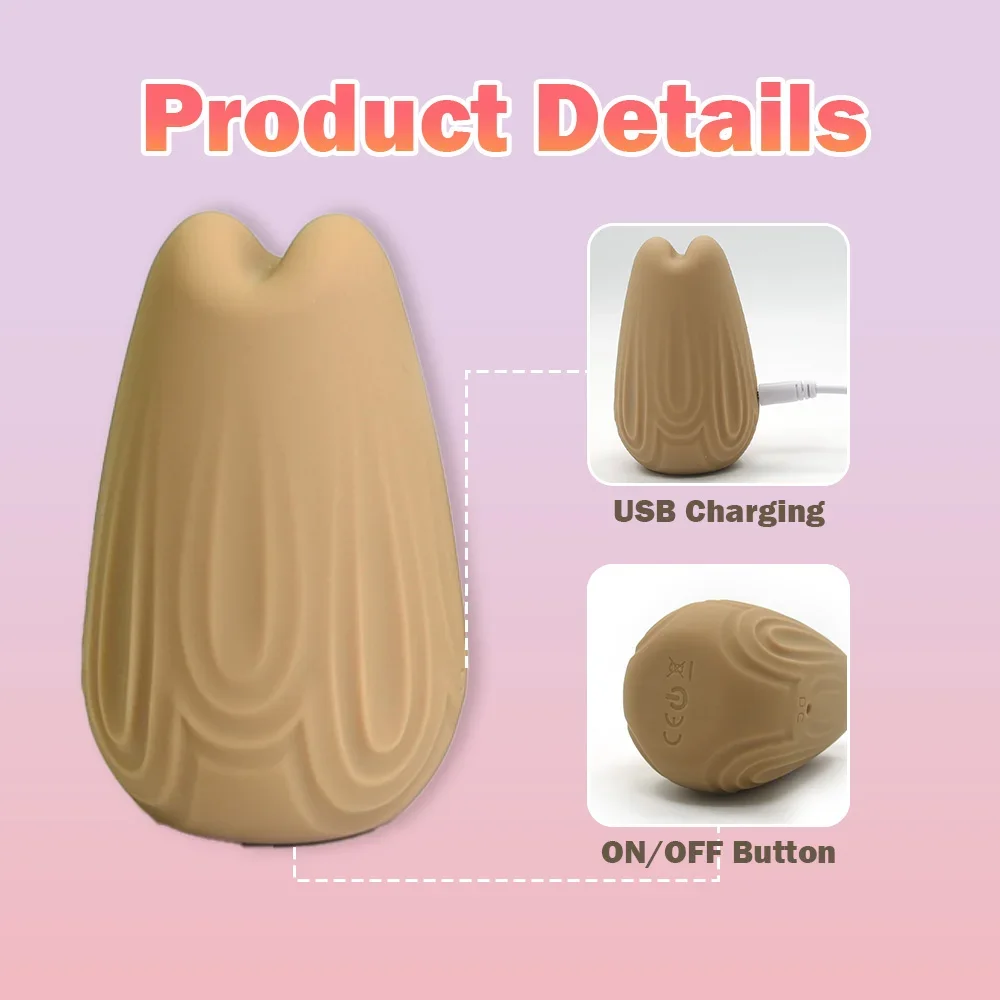 พรีเมี่ยมซิลิโคน Clitoris หัวนม Vibrator กันน้ําสําหรับผู้หญิง,หญิง Clitoral Stimulator Clit Body Massager,ของเล่นสําหรับผู้ใหญ่