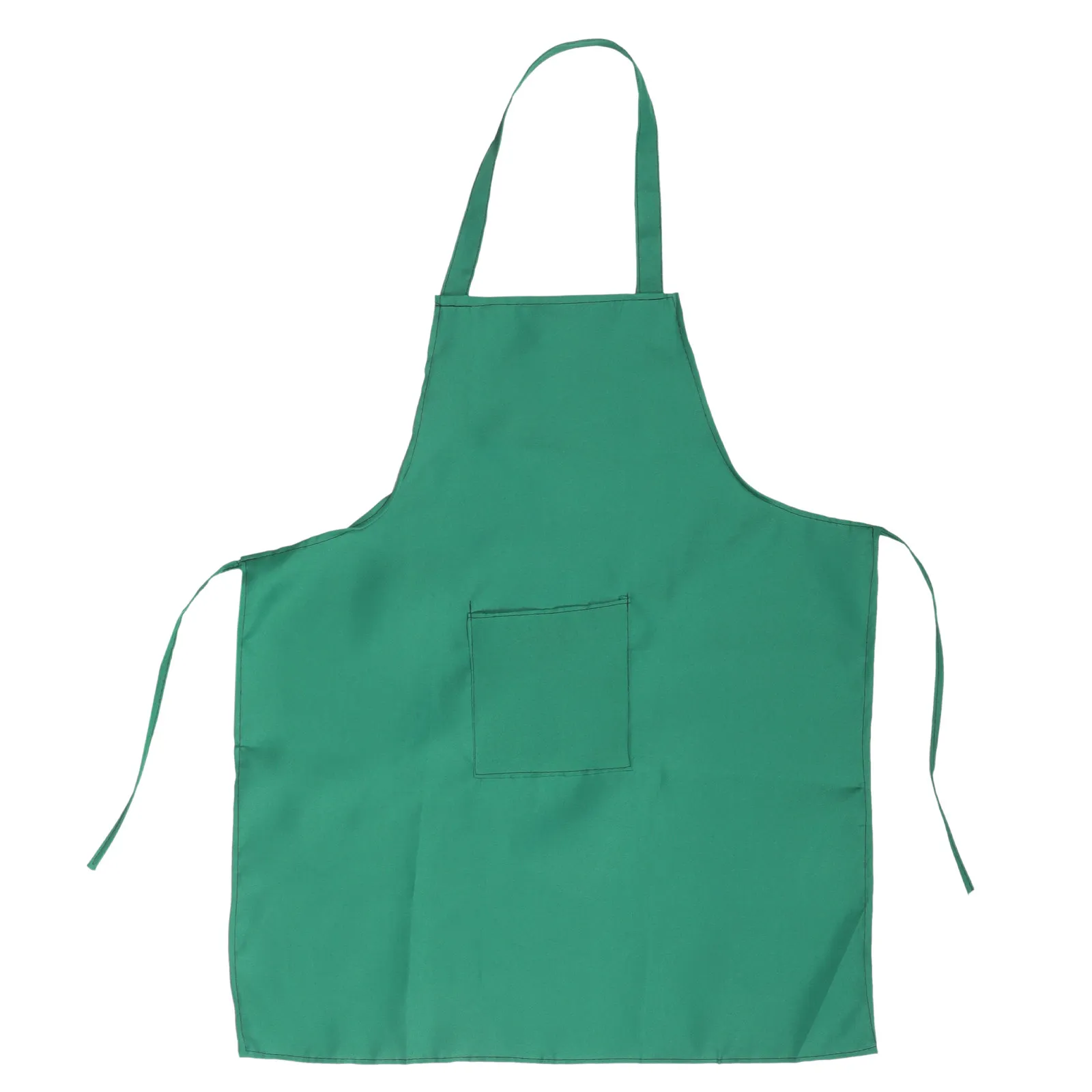 Adjustable Bib Apron with Pockets Halter Neck Sleeveless Comfortable Easy Wash Dacron Kitchen Work Apron for Home Restaurant