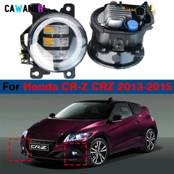 2 Pieces Car Adjustable LED Fog Light Angel Eye DRL Daytime Running Lamp Assembly 30W H11 For Honda CR-Z CRZ 2013 2014 2015