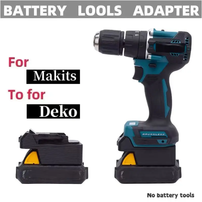 Battery Adapter For Deko 20v Li-ion  Converting To Makita  Tools Converter（Adapters Only）