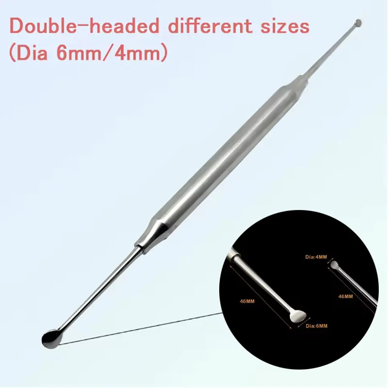 Dental Implant Excavator Spoon Oral Care Restorative Cavity Tool Dental Bone Curettes Tools Round Tip Surgial Tools