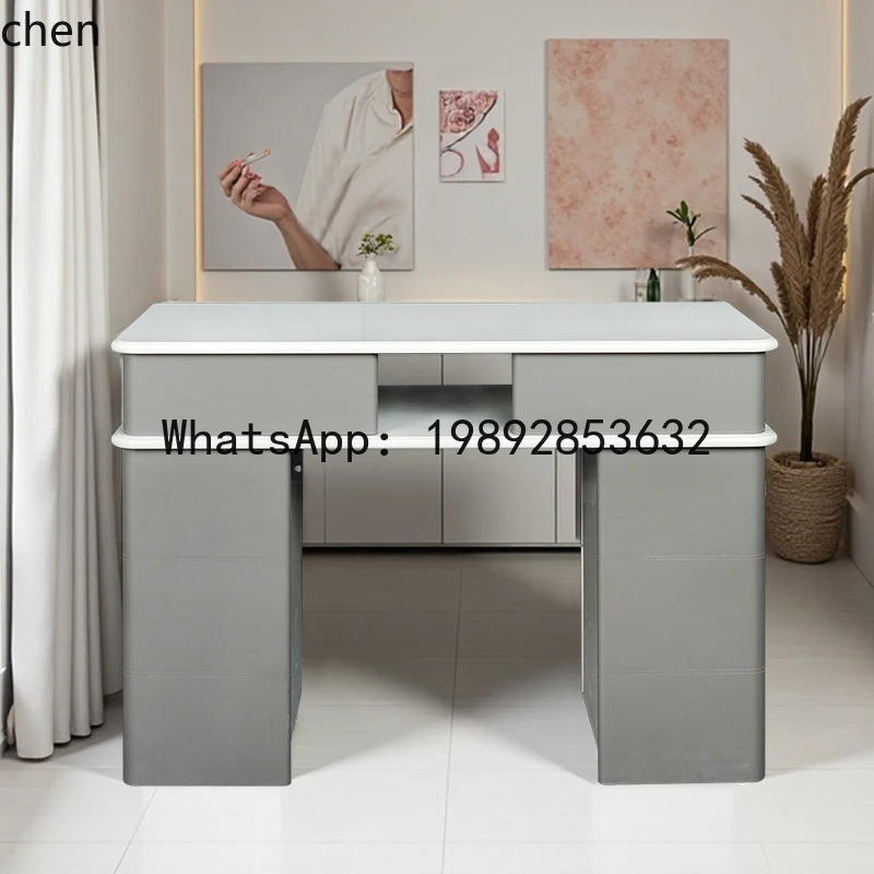 FZ Beauty Salon Special With Storage Vacuum Cleaner Can Lift The Manicurist's Workbench Modern And Simple