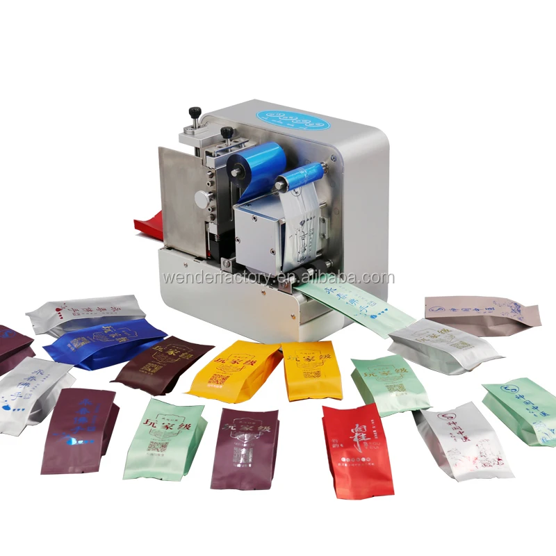 

Automatic Feeding Tea Package Digital Stamping Machine Hot Stamping Foil Printer Machine