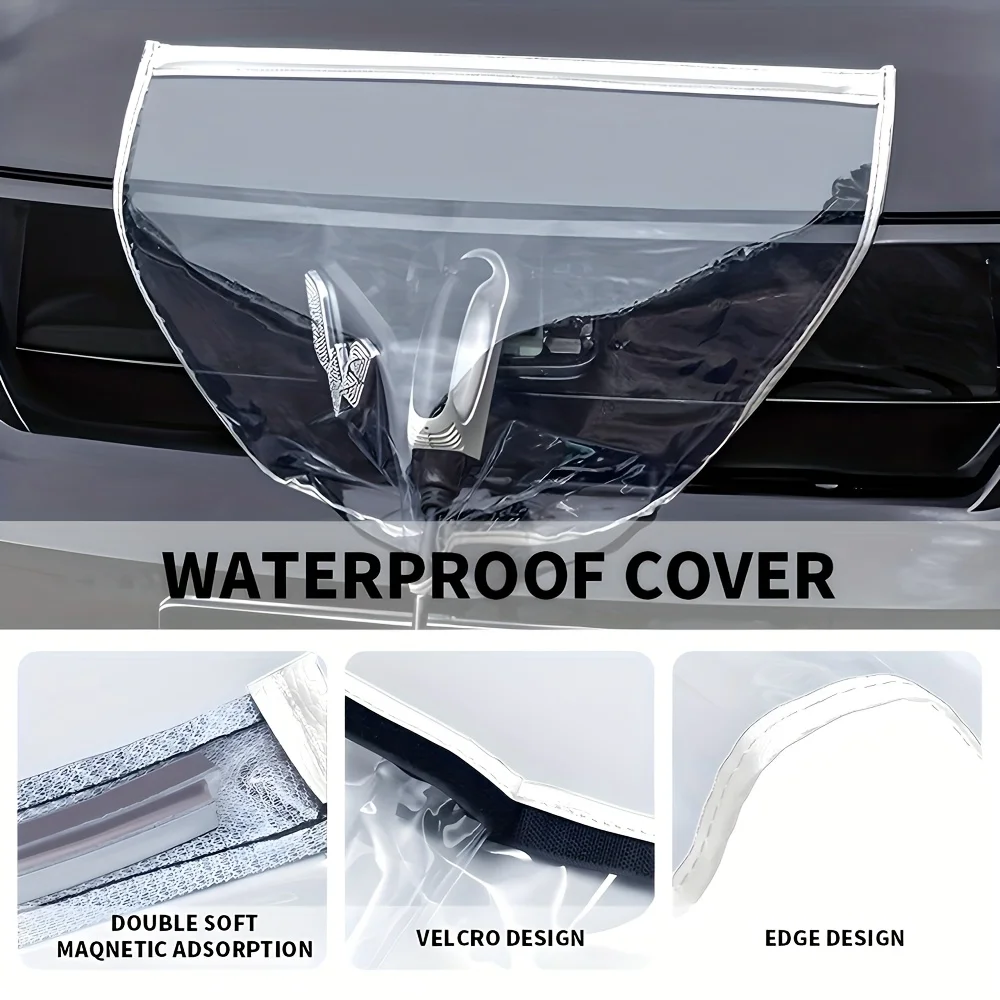 Copertura antipioggia per ricarica per auto New Energy Pistola di ricarica per auto elettrica universale per esterni Accessori per copertura antipioggia e neve per auto impermeabili
