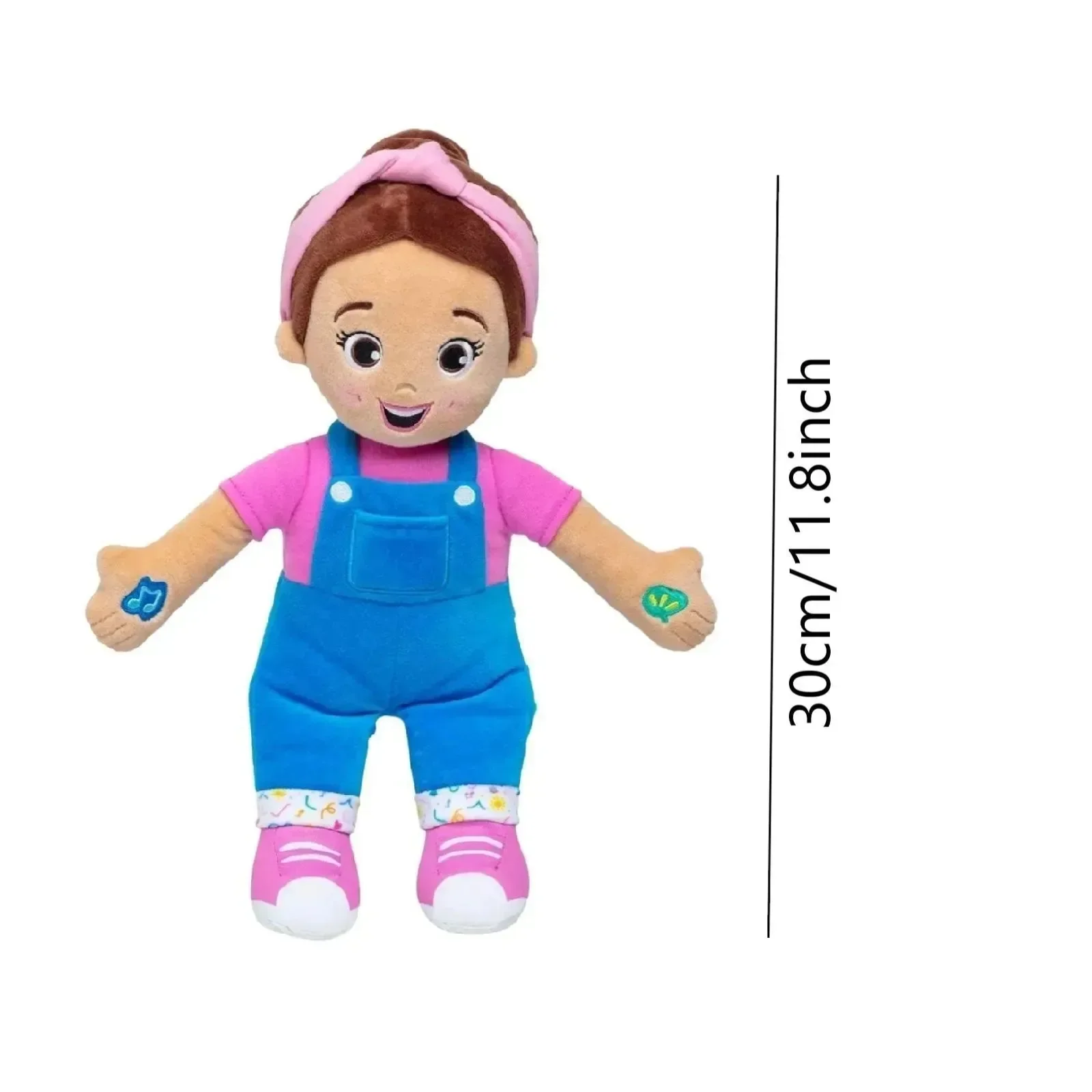 1 Uds. Juguetes de 30cm Ms Rachel Speak & Sing Doll juguete musical de peluche suave juguete interactivo estilo de dibujos animados muñeca de trapo niños niñas regalos de cumpleaños