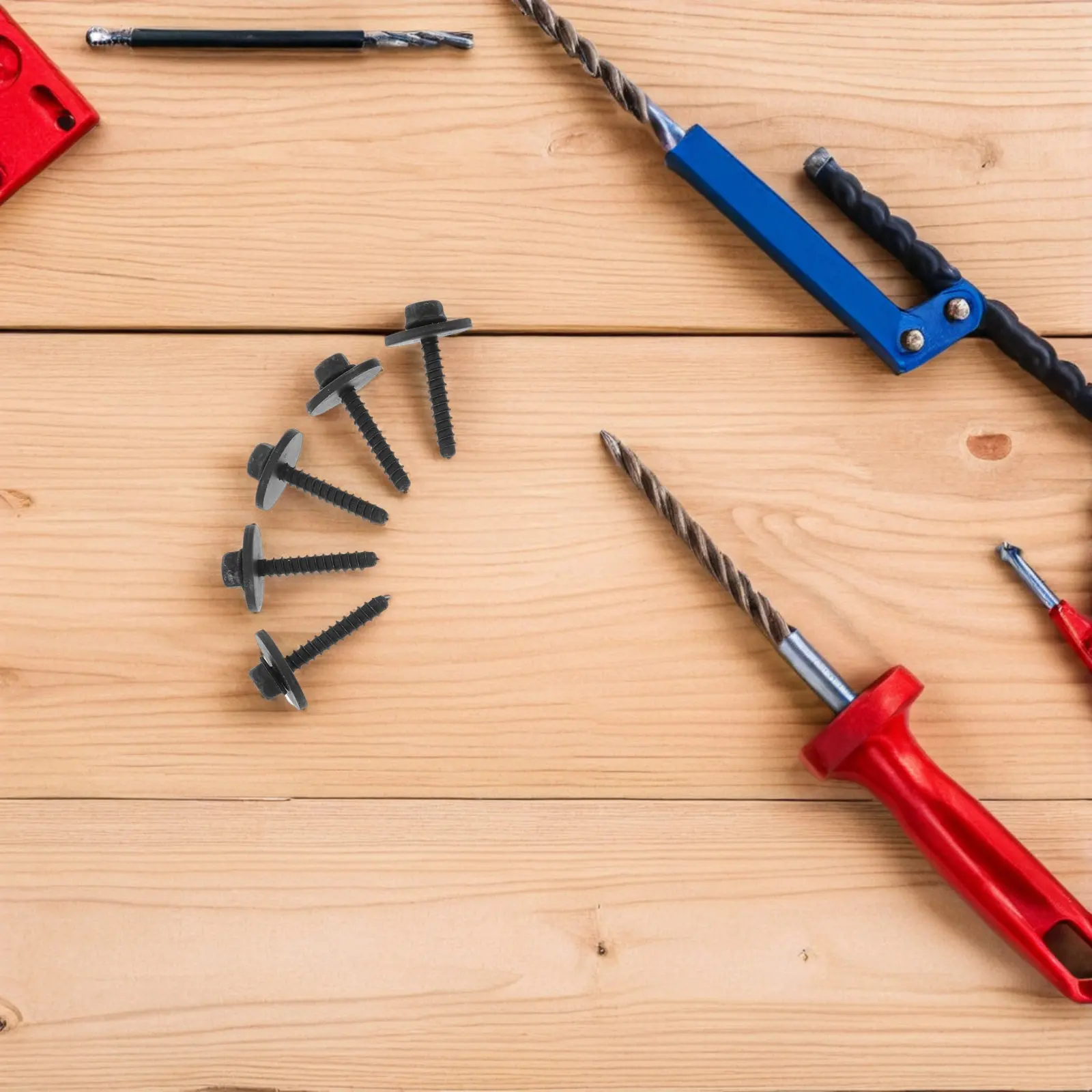 

30Pcs Car Mud Flap Screws Self Tapping Metal Bolts for License Plate Fixing Wheel Arch Liner Undertray Screw Kit Automotive