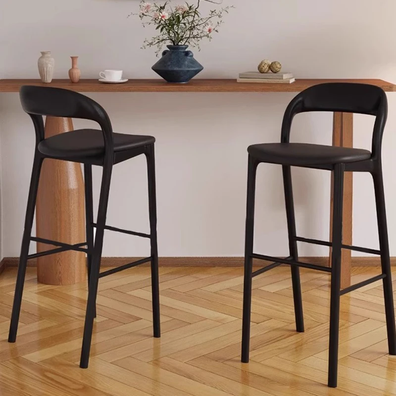 

Удобные эстетические барные стулья, эргономичные мягкие расслабляющие барные стулья для туалетного столика, современная кожаная мебель для табурета Alto Lounge Suite