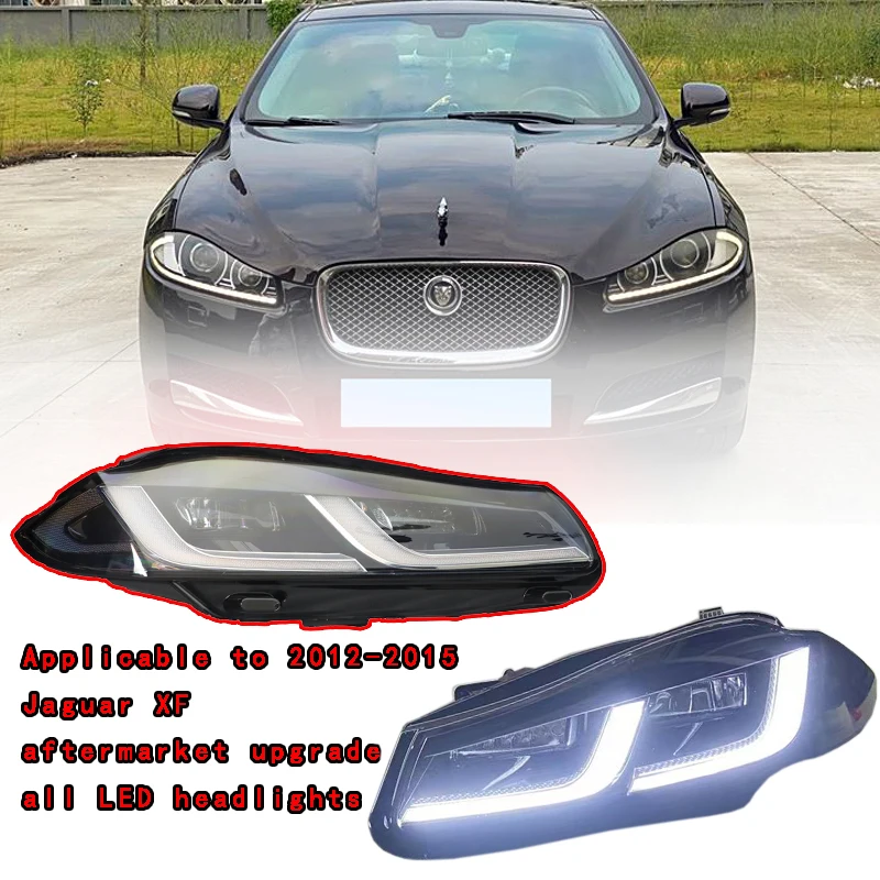 

2025For 2024 Full LED Headlights for Jaguar Xf 2012-2015 6500K Color Temperature New Upgrade