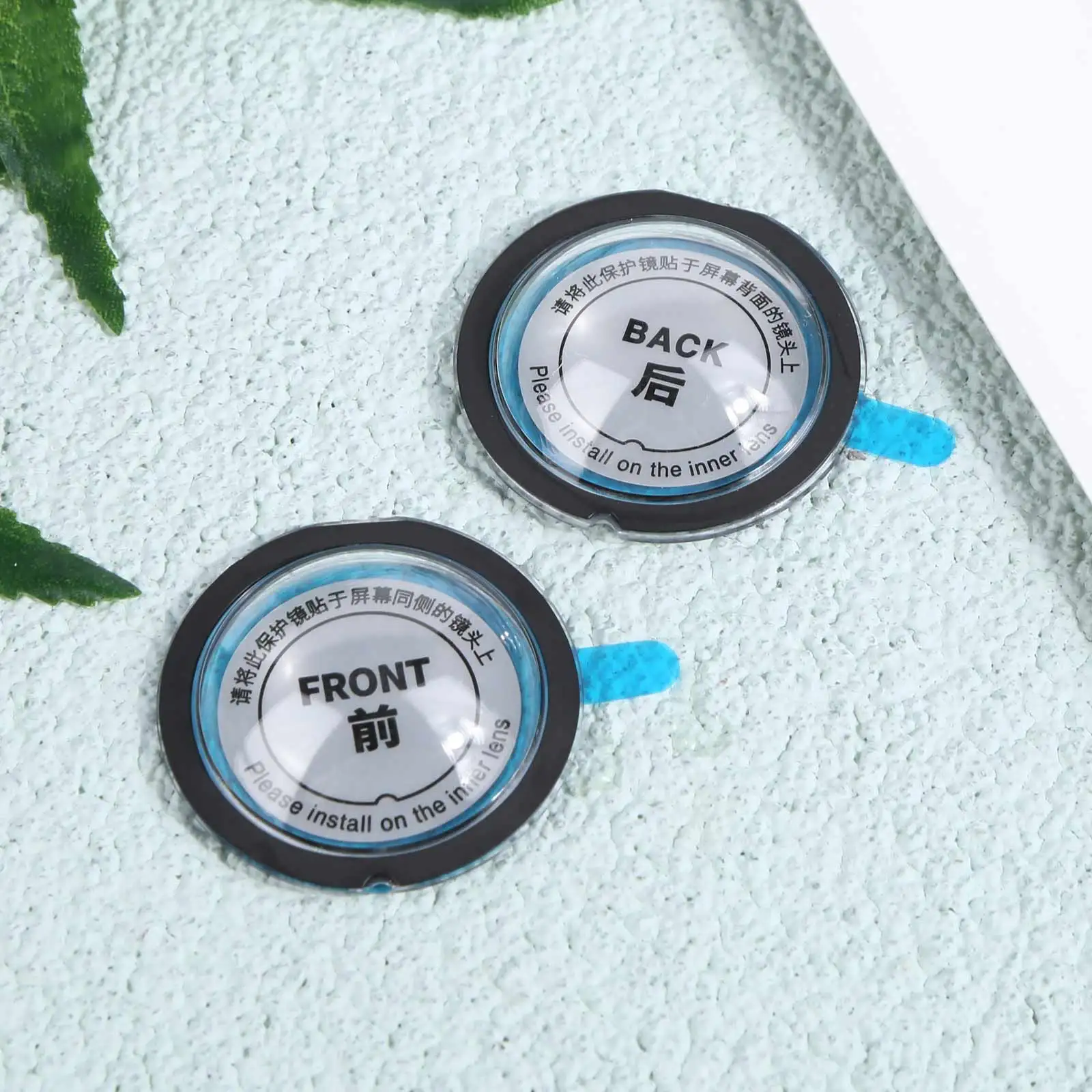 1Set Voor Tesla Model Y Juniper/Model YL Voor & Achter Camera Cover Lens Guard Anti-kras Beschermende Lenzen Case Auto Accessoires