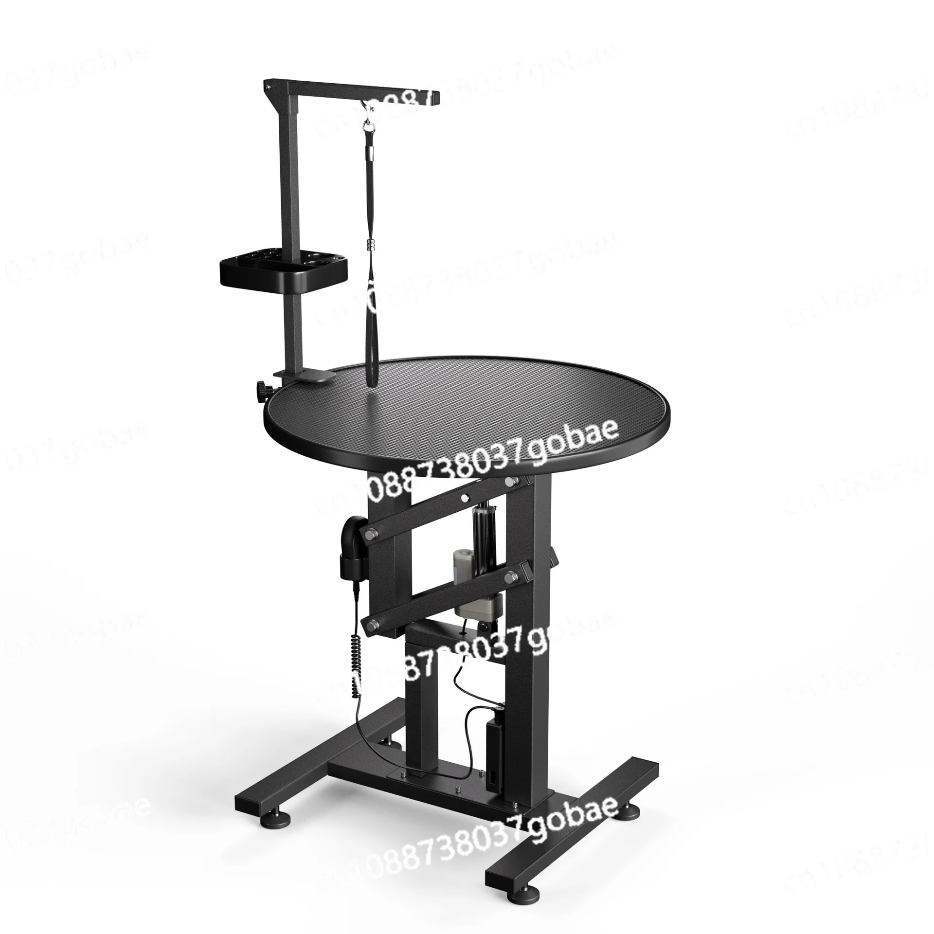 

Pet grooming table, bath, blowing and shearing, beauty round table, electric hydraulic lifting and rotating