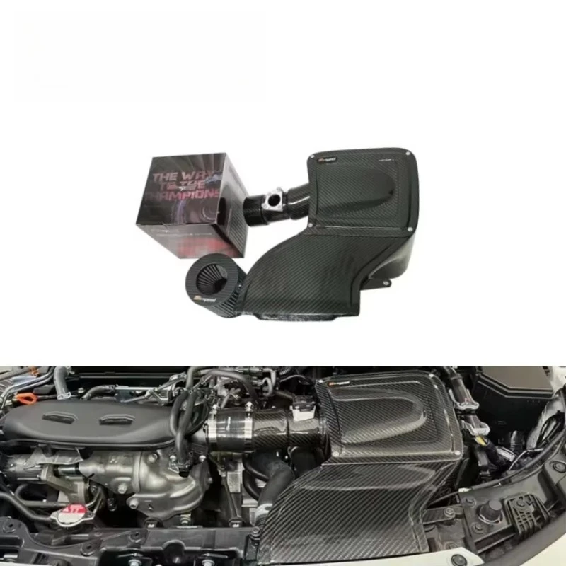 

Carbon Fiber Cold Air Intake System Kits Air Filter 3K Twill Weave Dry Carbon Induction System for Civic 11th 1.5T