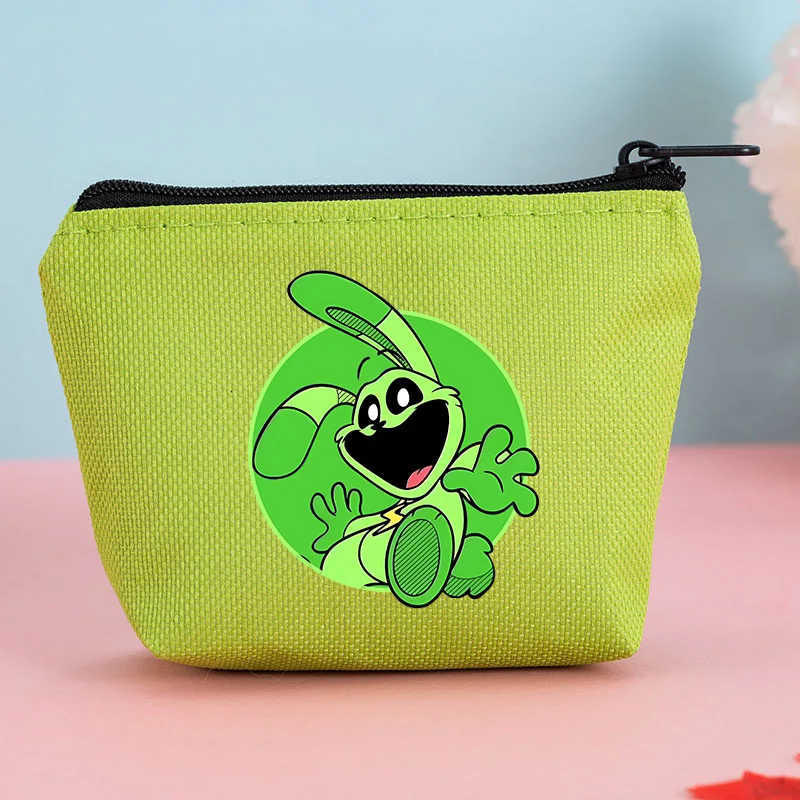 Smilings Critters Coin Purse Horror Game Mini Bags Zipper Wallet Square Key Card Pack Storage Pocket Birthday Gifts - view 5