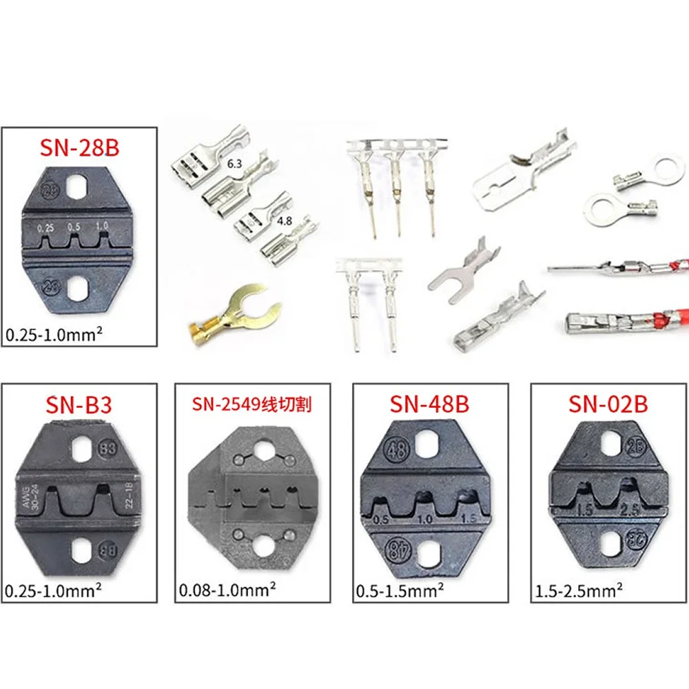 SN-02 SN-06 SN-03H SN-01C SN-02C SN-02WF SN-06WF SN-28B SN-B3 set di matrici intercambiabili per macchina di piegatura terminale elettrico 02A