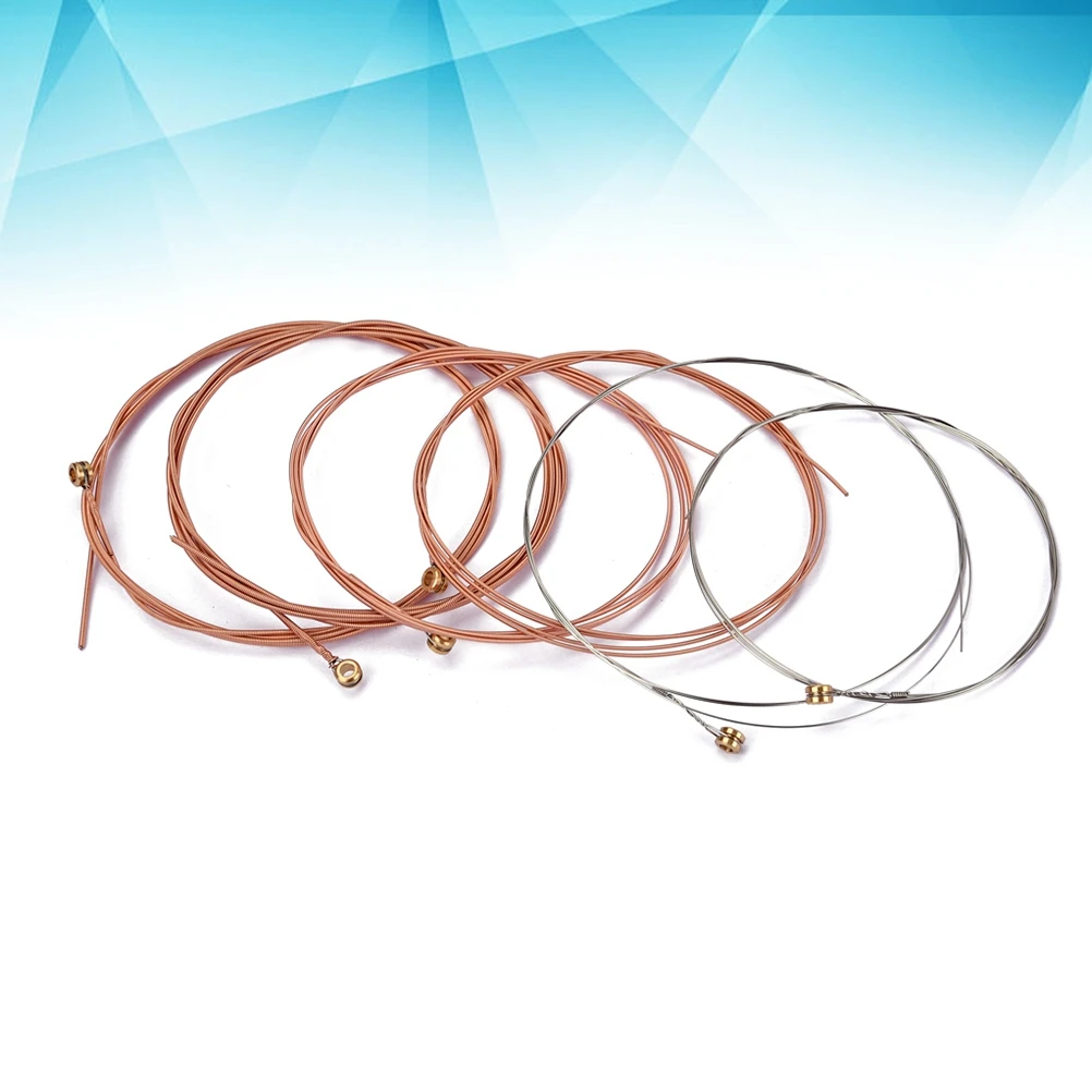 

6 Pcs/ Guitar String Accessories Ordinary Clear Sound Strings Blues