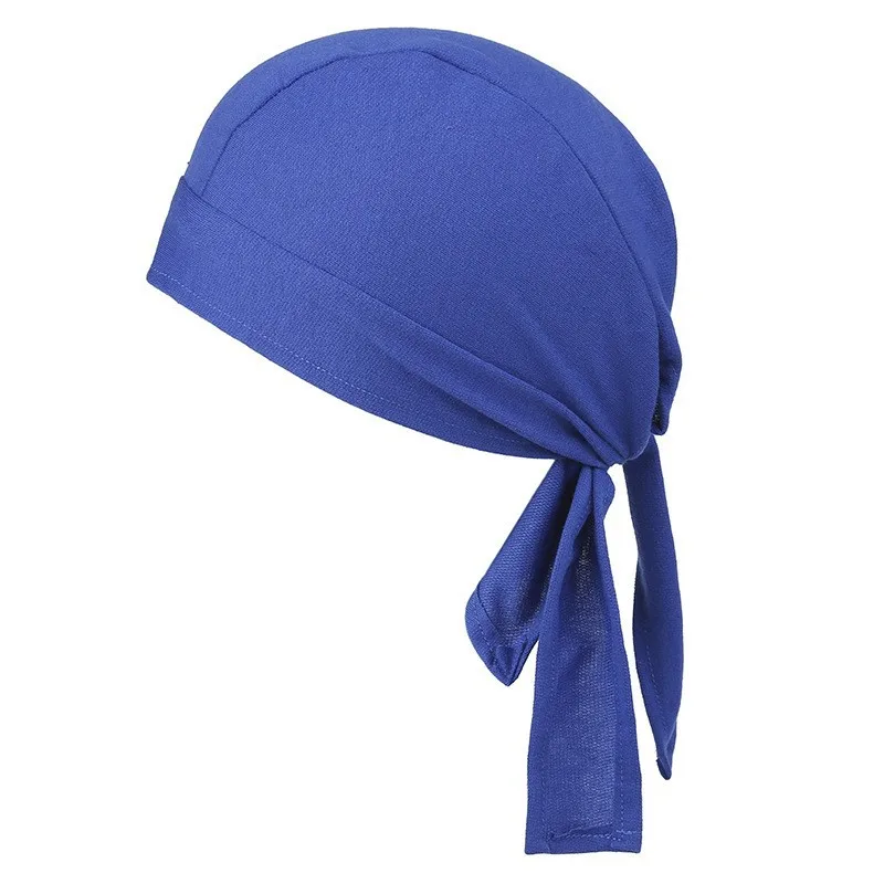 Foulard couleur bonbon Hip Hop Pirate chapeaux hommes femmes cyclisme rue danse écharpe printemps été voyage sport couleur unie bandeau