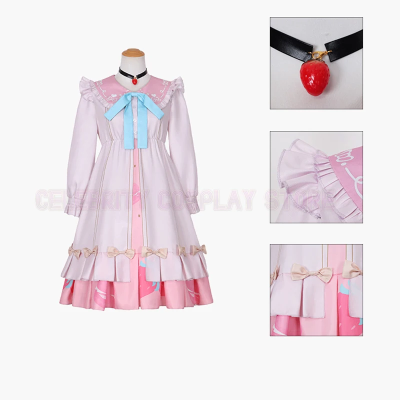 New 2025 Anime Project Sekai Momoi Airi Cosplay Costume Girl Lolita Dress Uniform Masquerade Carnival Party Clothing