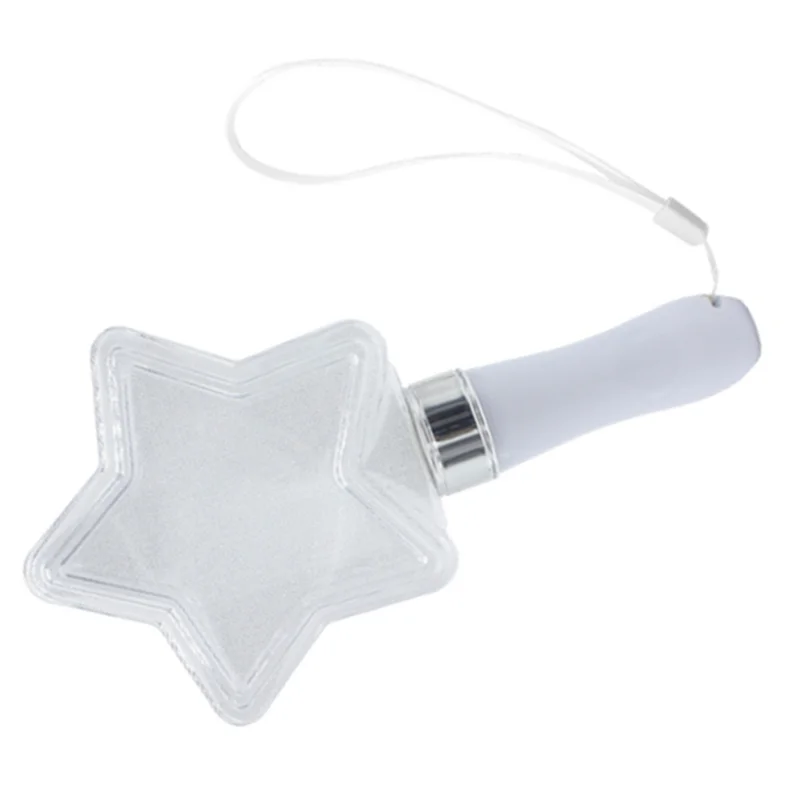 [NEW A09R!】 Light Sticks Pentagram Colorful Light Up Star Stick Vivid Glow Wand For Banquets School Graduation Parties