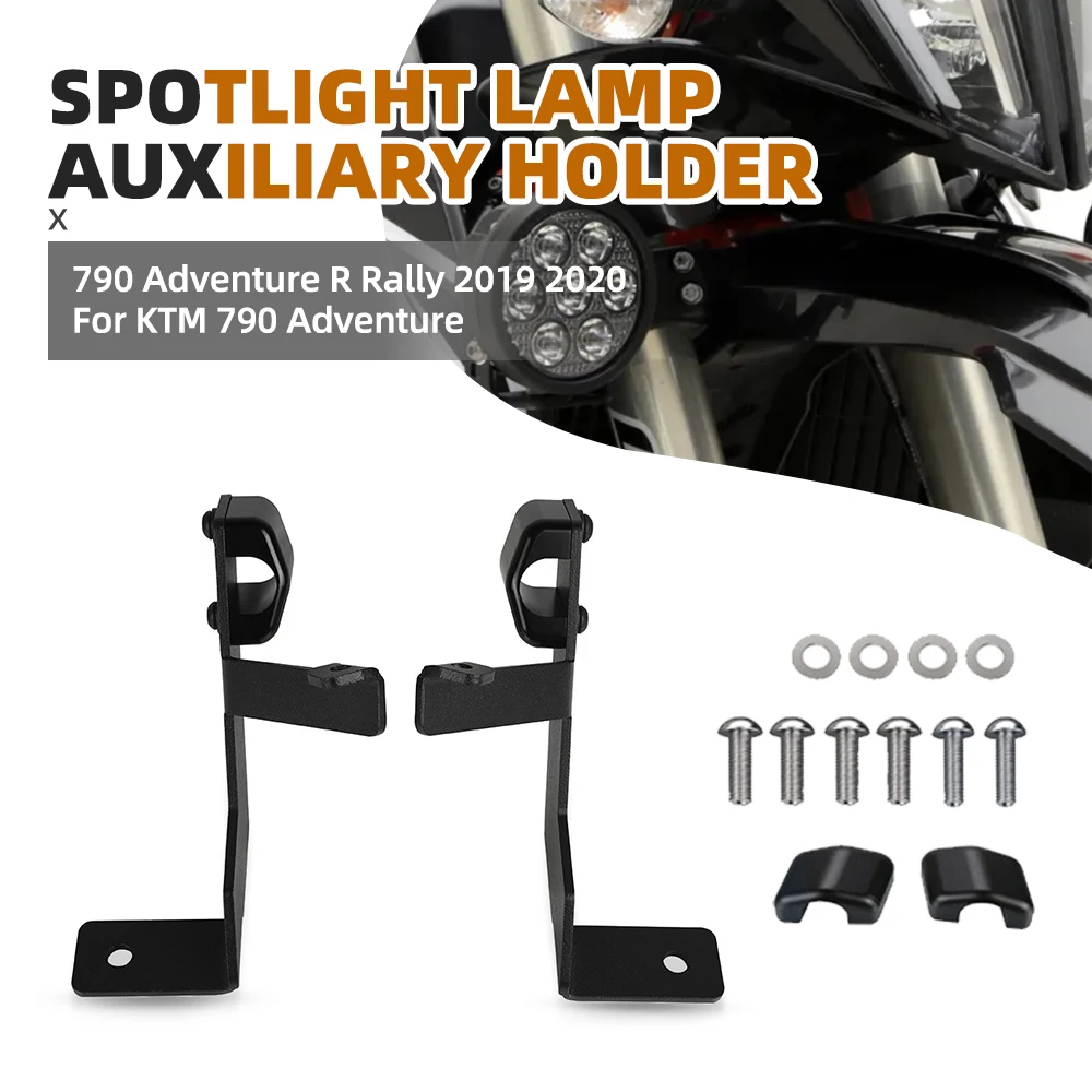 

790 Adventure R Rally 2019 2020 Motorcycle LED Fog Light Mount Bracket Spotlight Holder Driving Lamp Stand For 790 Adventure