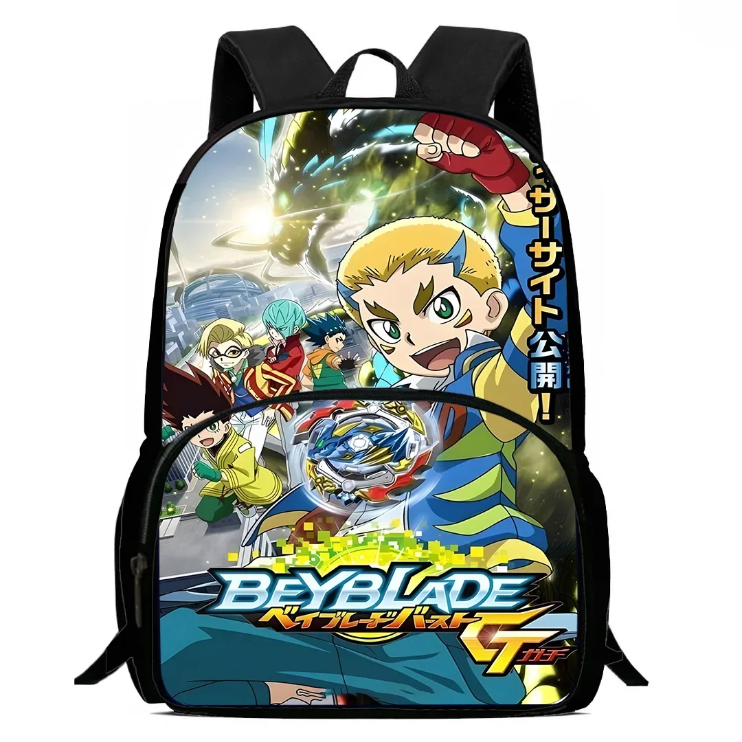 حقائب ظهر للأطفال من Anime Beyblades للأولاد والبنات هدية عيد ميلاد للطلاب حقائب مدرسية للأطفال بسعة كبيرة للتخييم حقيبة ظهر متينة