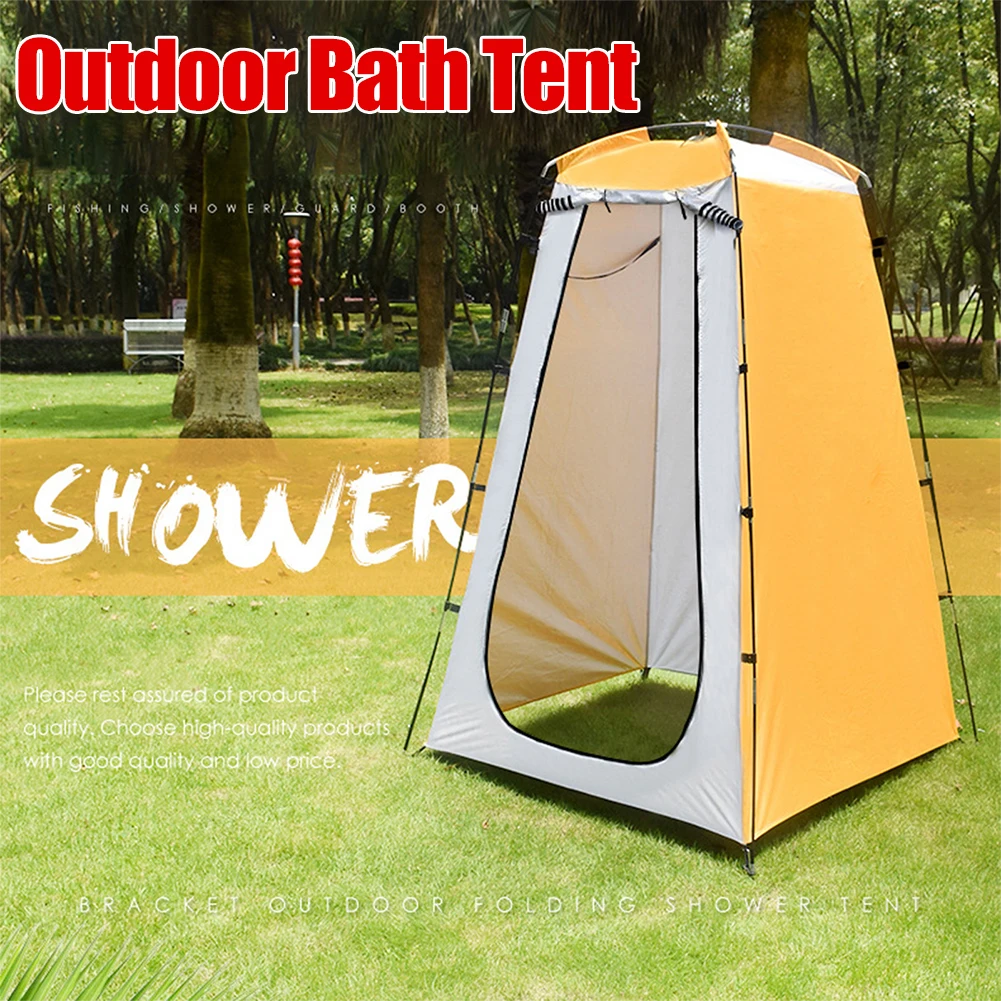 Outdoor Privacy Shower Tent Waterproof Changing Room Shelter for Camping Hiking Shower Mobile Toilet Beach Privacy Toilet Tent