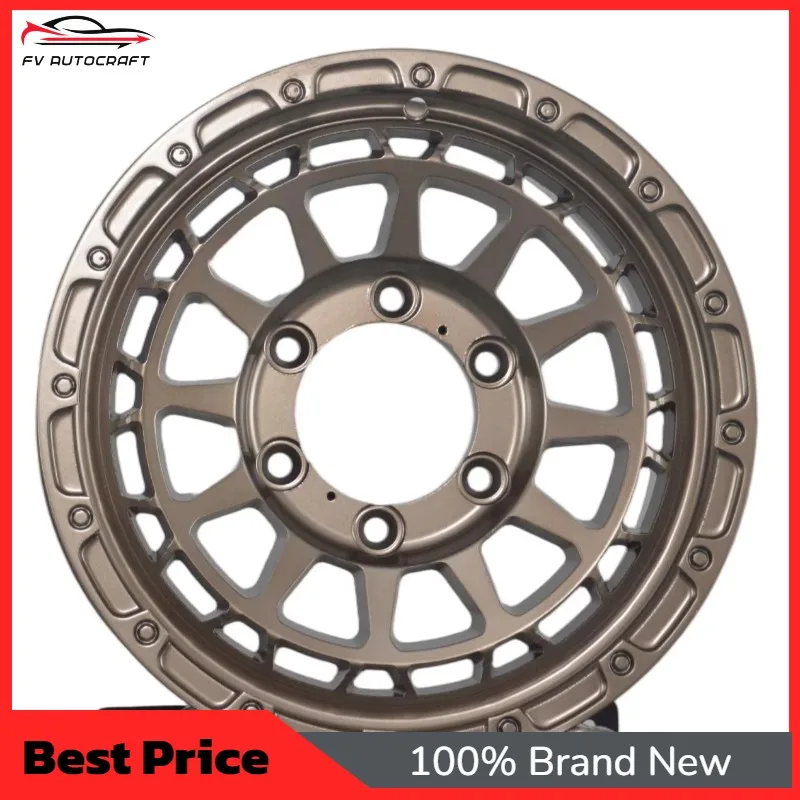 

【2026】Z1046 15 Inch Brown Black SUV Multi Spoke Gold 3 Year Warranty Universal Fitment PCD Aluminium Alloy Rims Passenger Car Wh