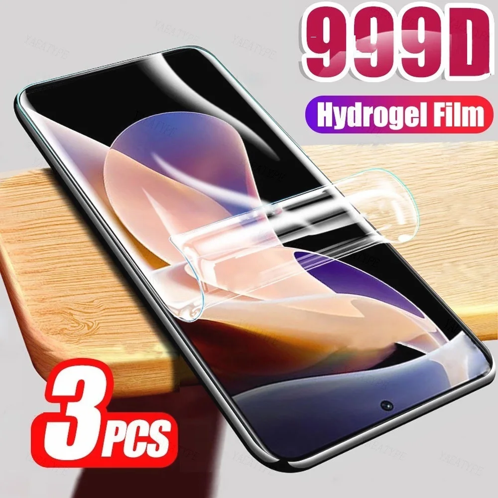 3Pcs Hydrogel Film For Blackview Oscal Flat 1C Oscal Tiger 12 10 Oscal S70 Pro Oscal C70 C30 Pro A53 Screen Protector