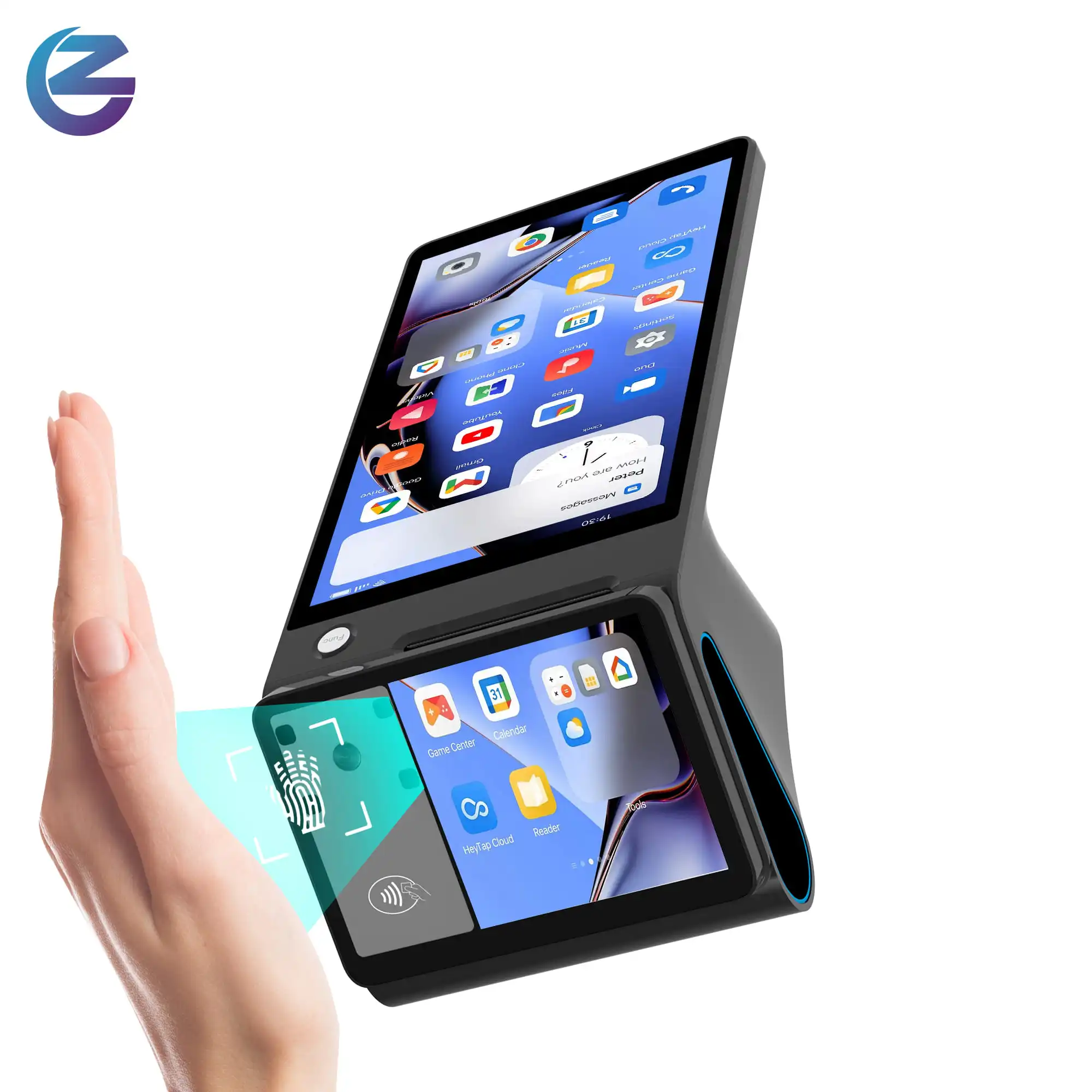 

Dual Screen 8 Inch Palm Vein Recognition POS System for Retail Stores Biometric PVR