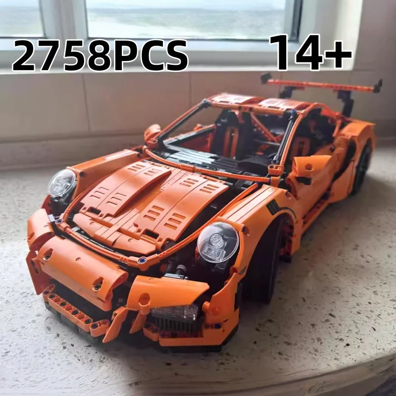 

In Stock NEW 2704Pcs GT3.0 RSs Technical Car 42056 Assemble Figurines Miniatures Model for Children Gifts for Kids Birthday