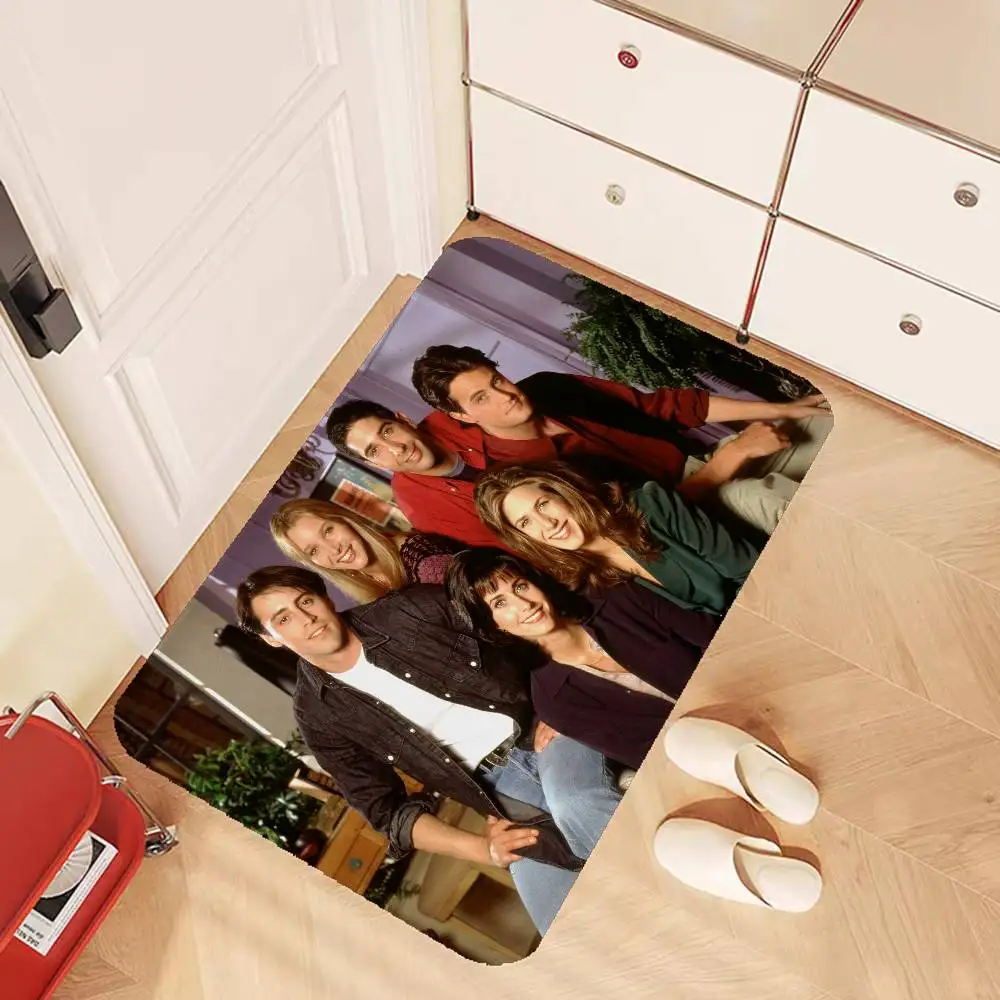 Friends Tv Show Hallway Carpet Washable Non-Slip Living Room Sofa Chairs Area Mat Kitchen Doormat Area Rug