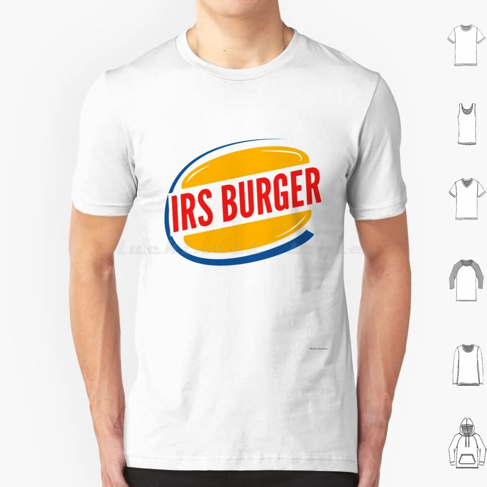 Irs Burger T Shirt 6xl Cotton Cool Tee The Krusty Burger Homer Bart Marge Lisa Maggie