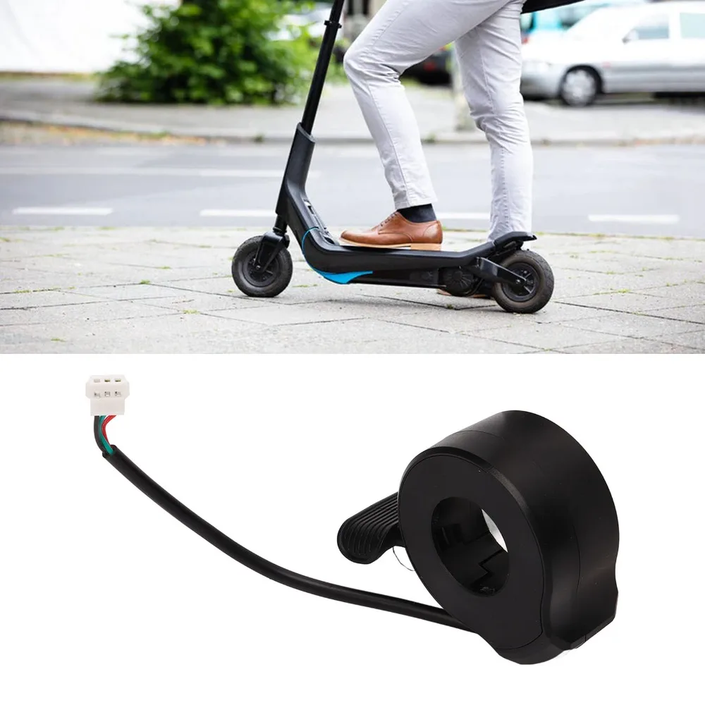 

ABS Finger Throttle Hall Sensor Black Electric Scooter Throttle Accelerator Scooter Thumb Accelerator for 130X Electric Scooters