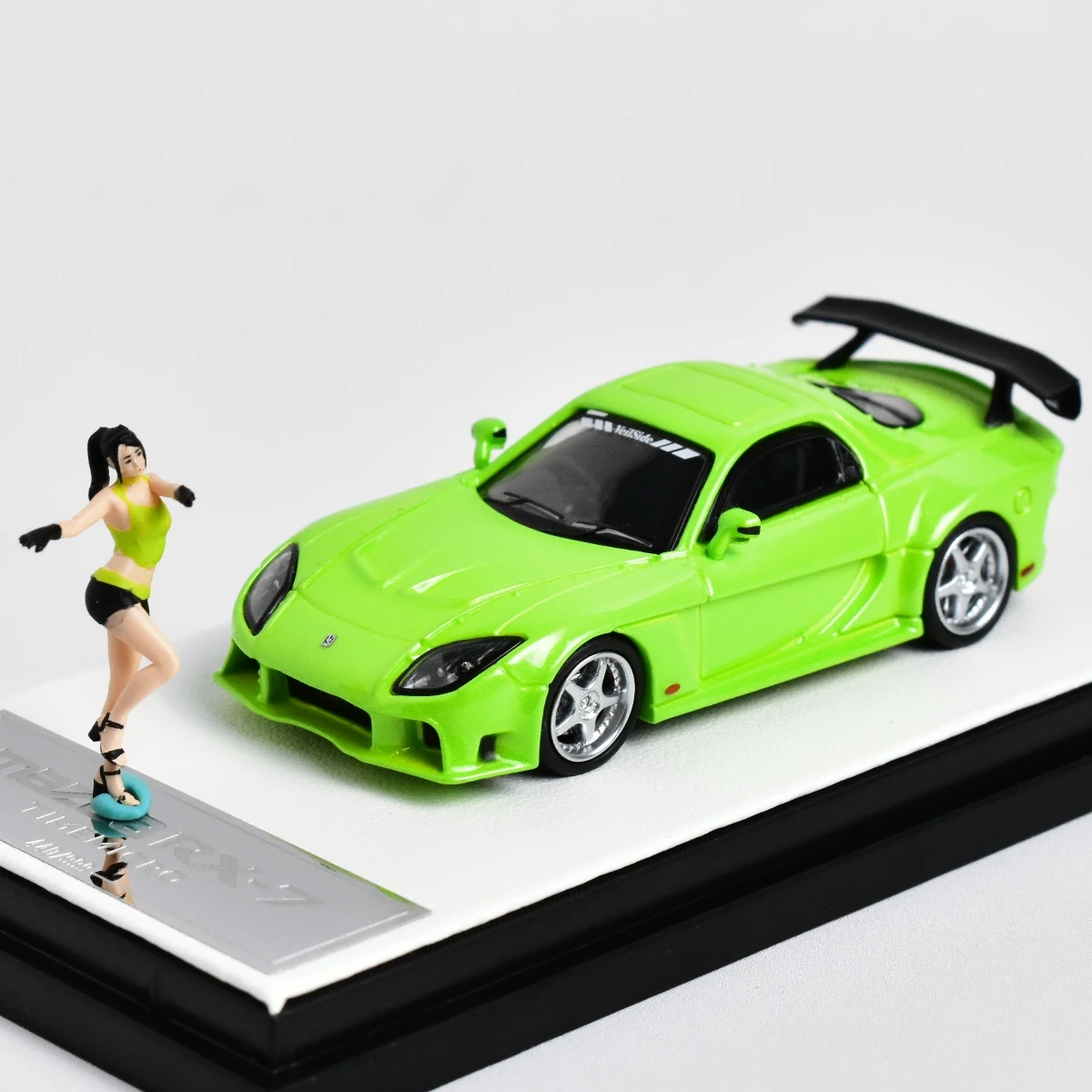 TM Time Micro 1:64 Mazda RX-7 Veilside Car Model Decoration