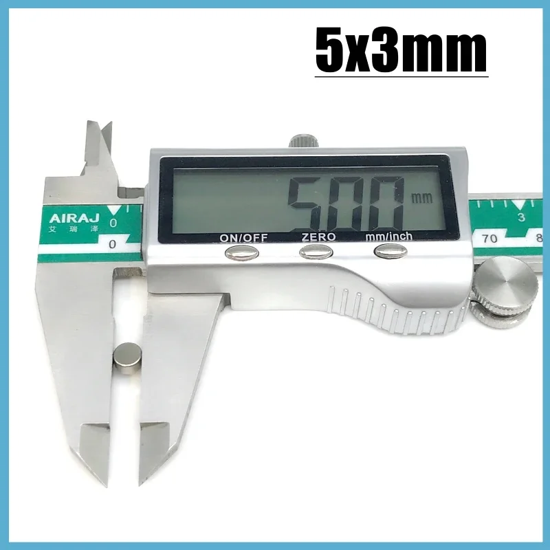 10~500 Stück 5x3 Superstarke, runde NdFeB Neodym-Scheibenmagnete mit Haken, Durchmesser N35, Seltenerd-Magnet 5*3 – Detail 5