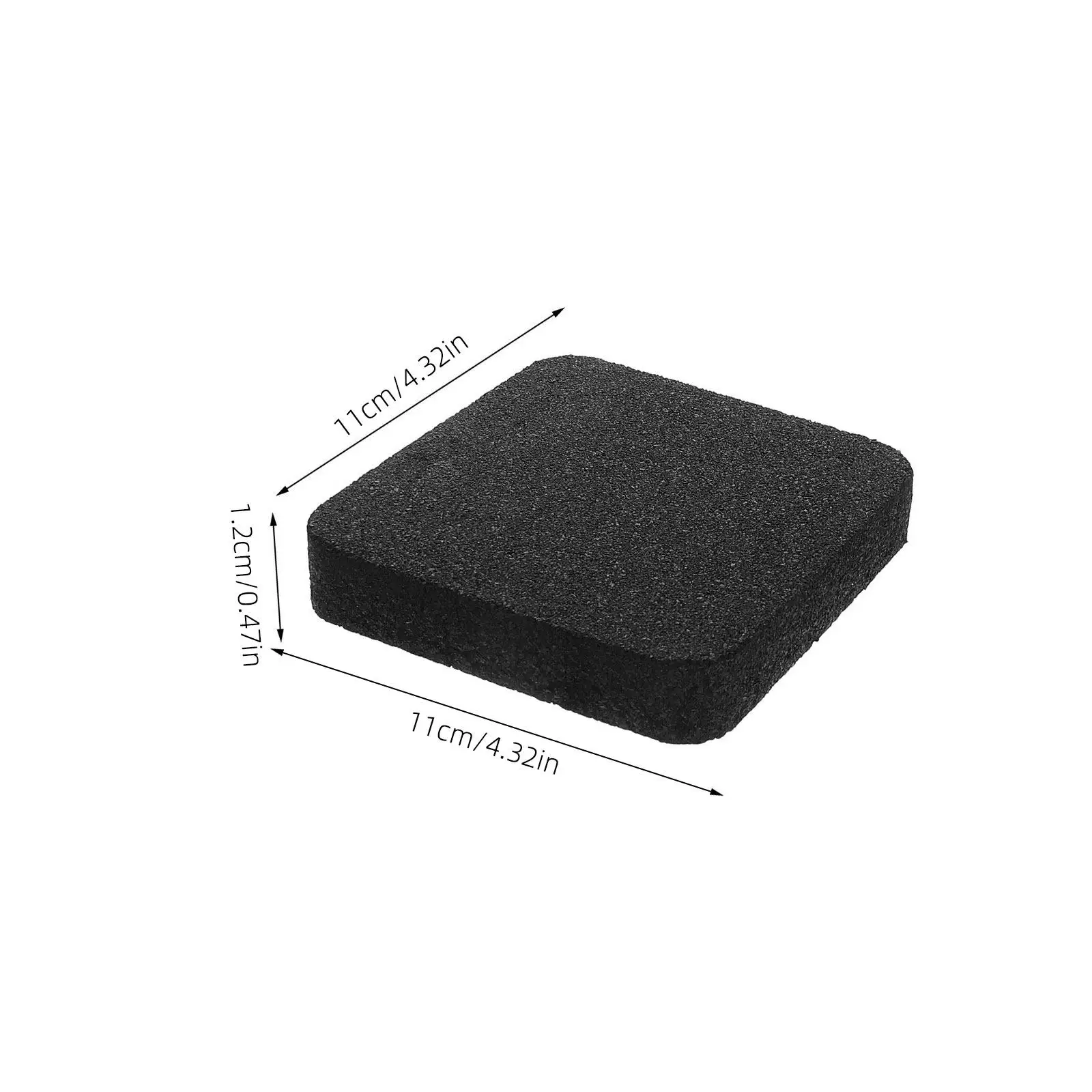 6Pcs Anti Slip Shock Absorbing Mats Thick Rubber Noise Reduction Treadmill Floor Mat Fitness Equipment Protector Home Gym Pads
